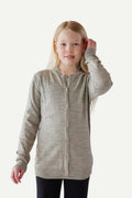 Classic 2.0 Wool Cardigan Kids, Vinje Grey