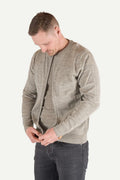 Classic 2.0 Wool Cardigan Men's Zip, Vinje Grey