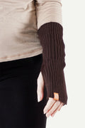 Lyngstad Wrist Warmers, Bark