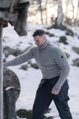 Eilif Sweater Unisex, Gray stone