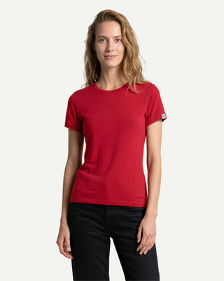 Everyday Uld T-shirt Dame, Hindbær