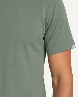 Everyday Uld T-shirt Herre, Skovgrøn