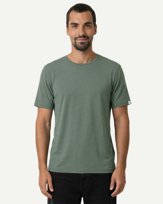 Everyday Uld T-shirt Herre, Skovgrøn