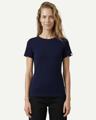 Everyday Uld T-shirt Dame, Natblå