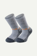 Wool Socks Children Thick, Grey Heather