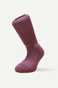 Wool Socks Children Thick, Heather Pink