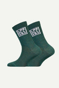 Wool socks Children Thin, Sea blue