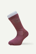 Wool socks Children Thin, Heather Pink
