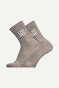 Wool Socks Adult Thin, Light Grey