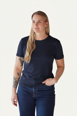 Basic T-Shirt Women, Night Blue