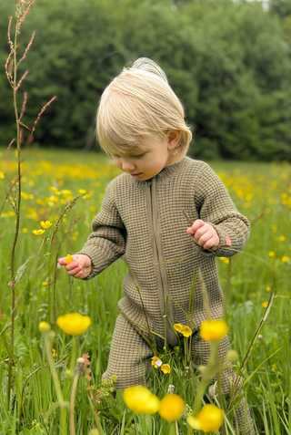 Hustadvika 2.0 Children's Zip Coverall in Laurel
