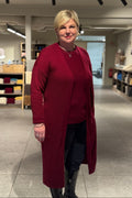 Classic 2.0 Knitted Jacket Women, Burgundy