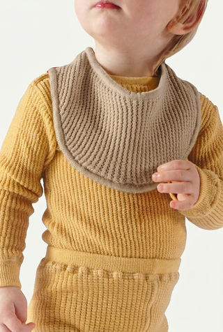 Wool bib in Linen