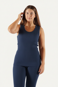 Havbris 2.0 Wool Singlet Women, Mountain Blue